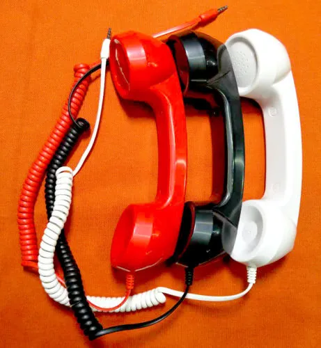 Fashion Mobile Phone Handset Retro Telephone 3.5mm Handset Earphone