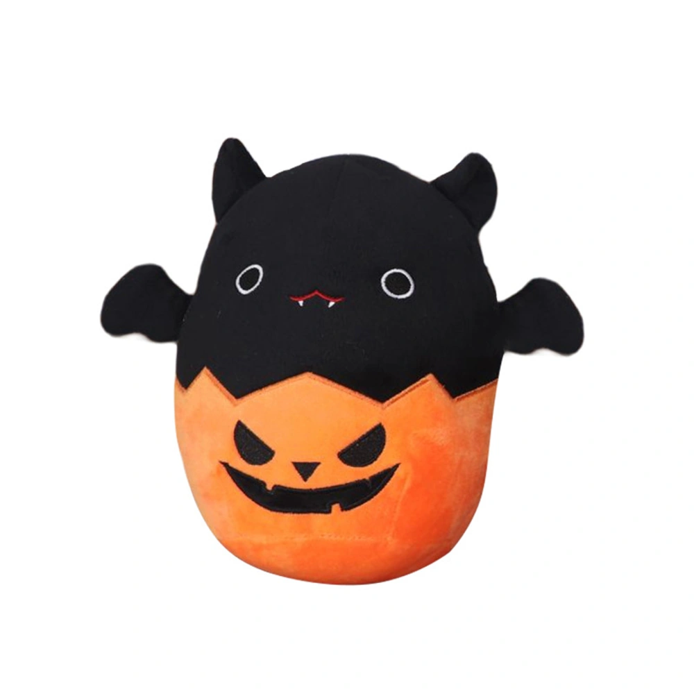 Cute Pumpkin Bat Plush Toy Halloween Pumpkin Bat Throw Pillow