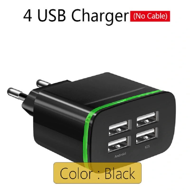 Multi-Port Travel Charger,4-Port Multi USB Charger
