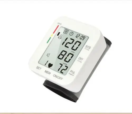 Wrist Sphygmomanometer, Blood Pressure Monitor Digital Pulsometer