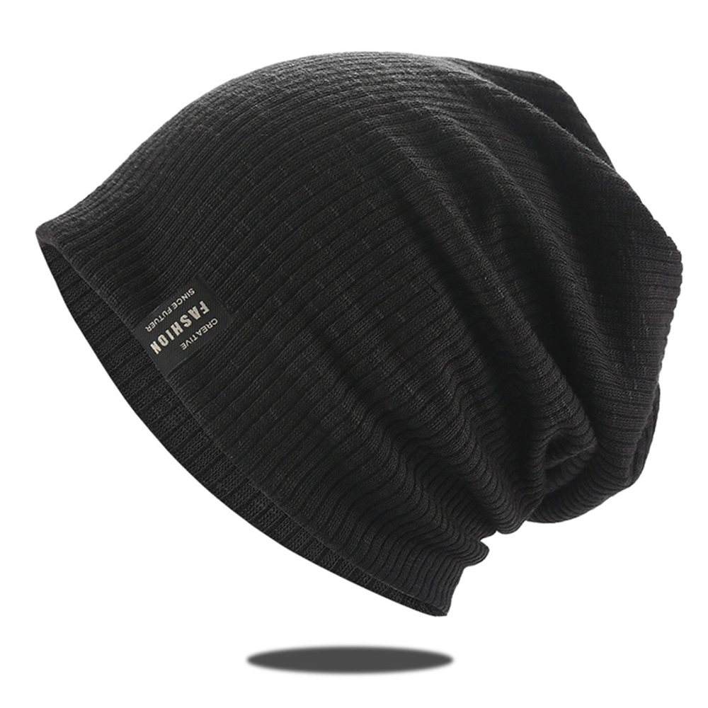 Thick Fleece Cap for Women and Men, Winter Warm Knitted Beanie