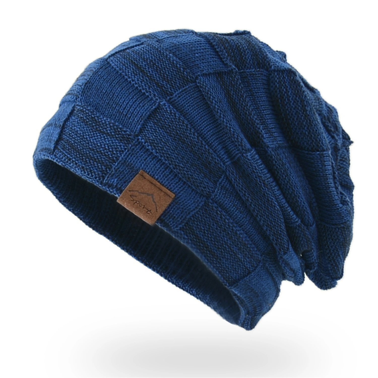 Women Winter Warm Skull Cap, Fleece Lined Beanie Hat Slouchy Knit Hat