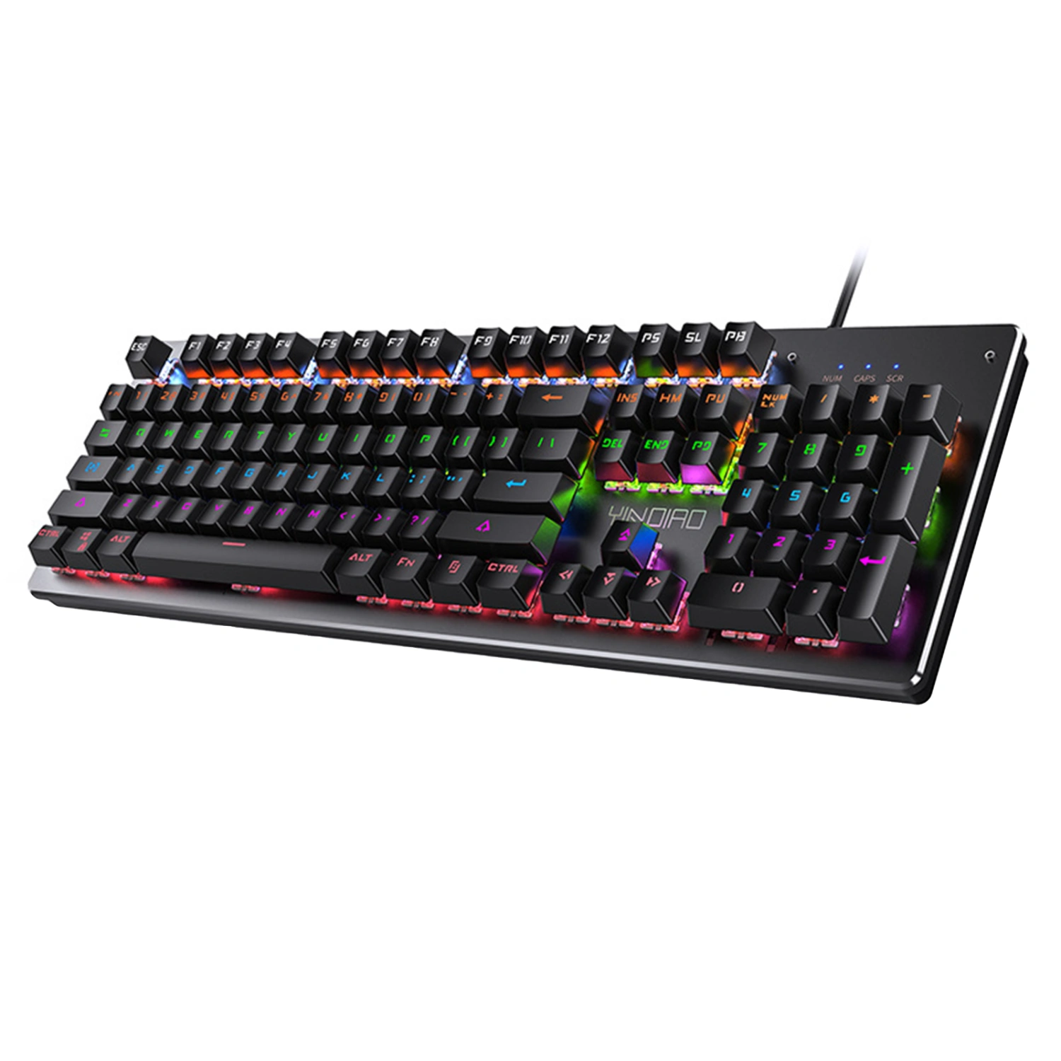Wired Gaming Mechanical Keyboard, Blue Switch 104 Keys Keyboards