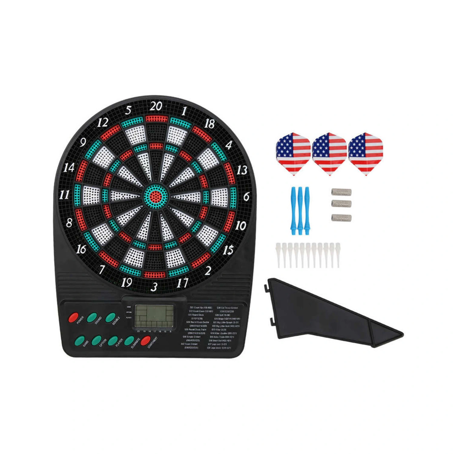 Electronic Dartboard Game Set, LCD Display Automatic Scoring Dart Plate