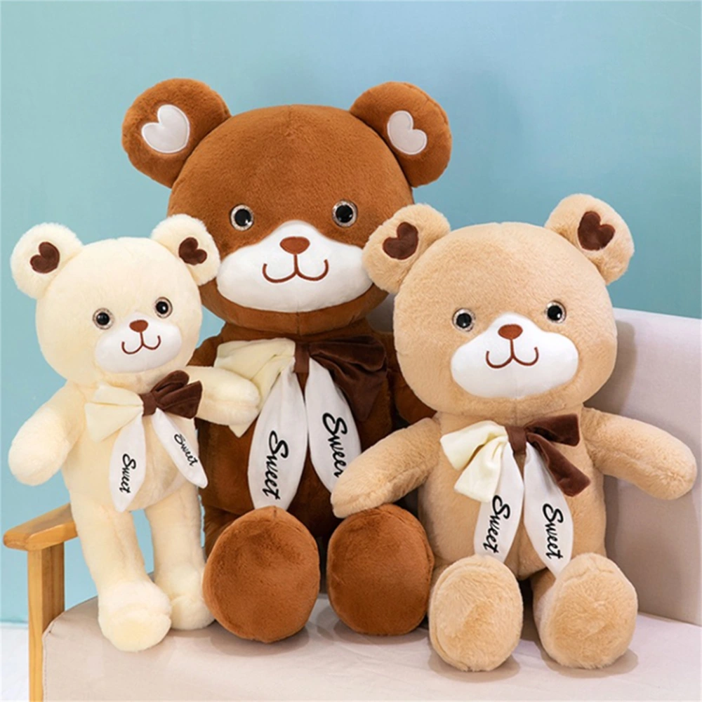 Cute Bears Plush Toys Bowtie Heart Stuffed Animal Plush Bear Toys