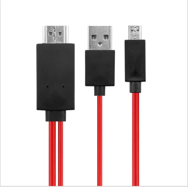 Micro USB to HDMI HD Adapter Cable Micro USB/HDMI/HML 1080P HDTV Cable