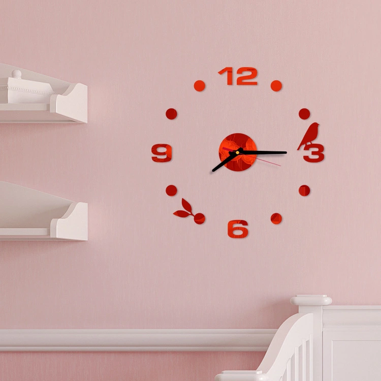 Luxury DIY 3D Wall Clock Home Decoration Clock Sticker Modern Wall Clocks