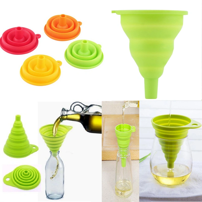 High Quality Funnel Portable Foldable Environmentally Friendly Kitchen Funnel