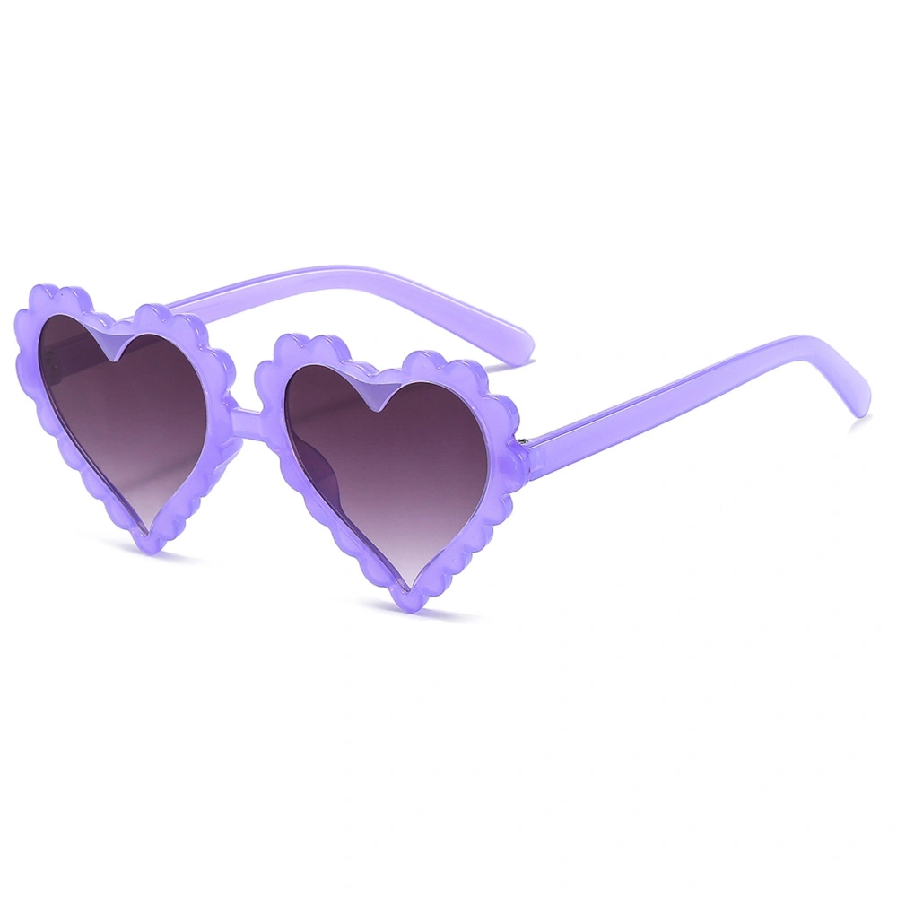 Kids Beach Sunglasses, Cute Heart Shaped Anti-UV Tinted Sunglasses