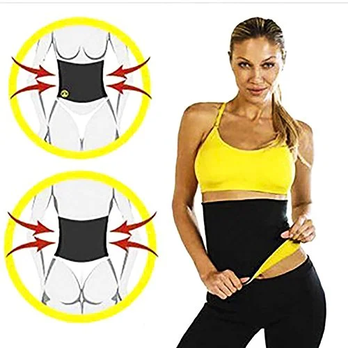 Women Mens Slimming Trainer Waist Belt with Cinchers, Neoprene Shaper