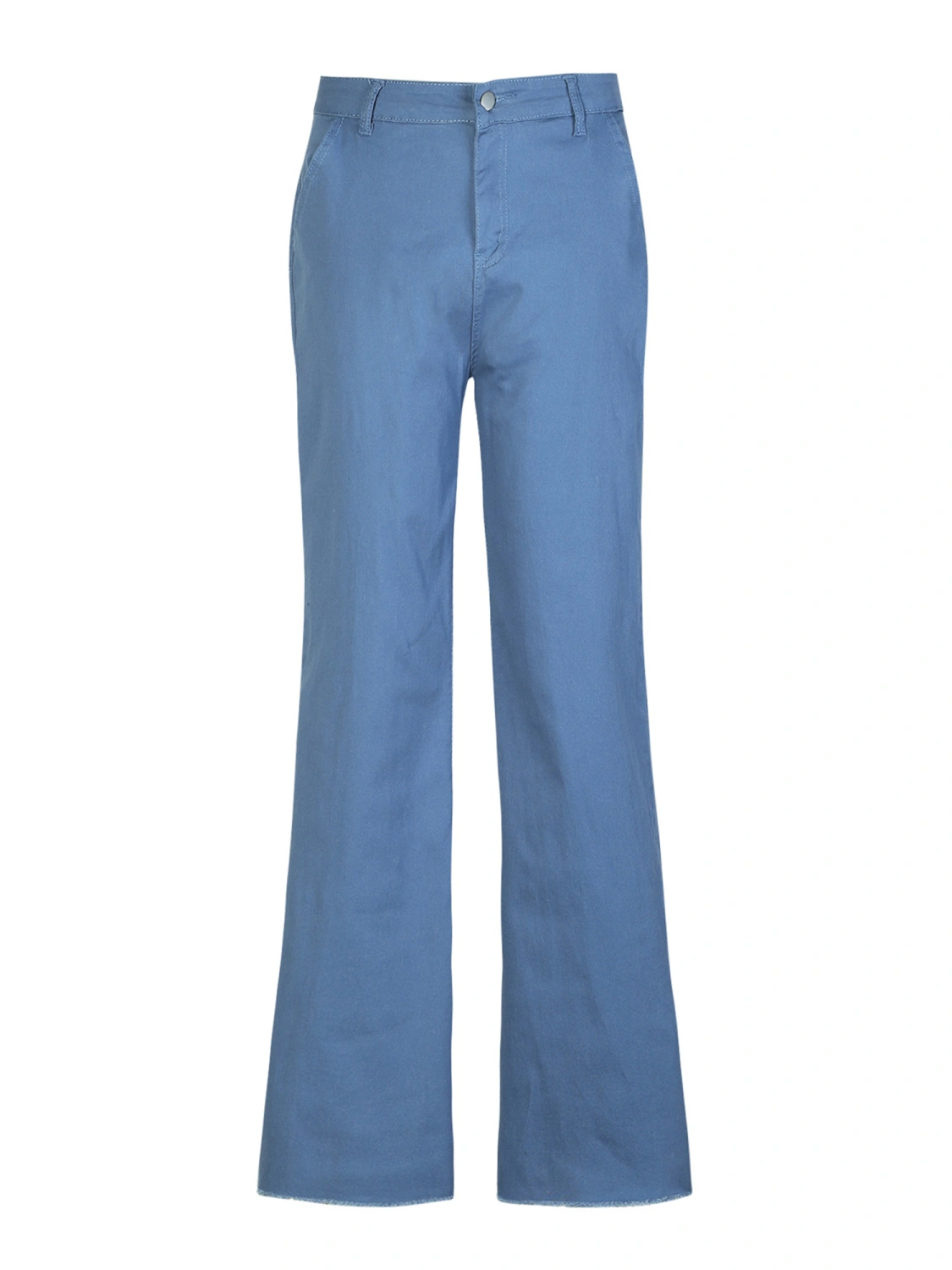 Women's Trousers, Loose Solid Color Straight Jeans Leisure Pants