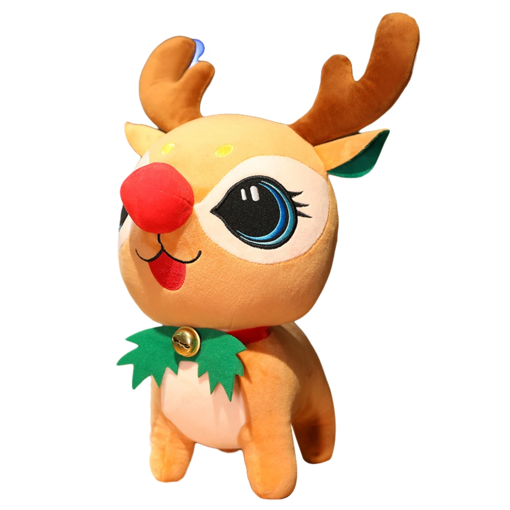 Christmas Reindeer Plush Toy Cute Elk Stuffed Animal Deer Plushie