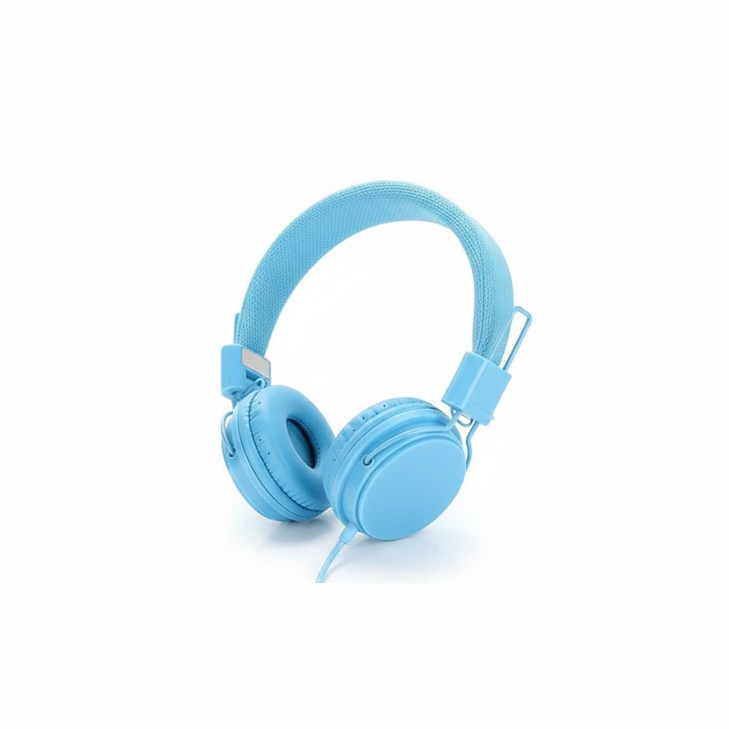 Bass Sound Plain Gaming Headphones, Wired Headset with Adjustable Cable