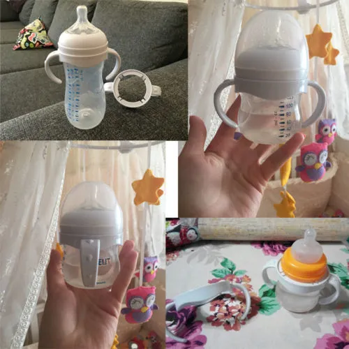 Bottle Grip Handle for Avent, PP Glass Feeding Bottles For Baby