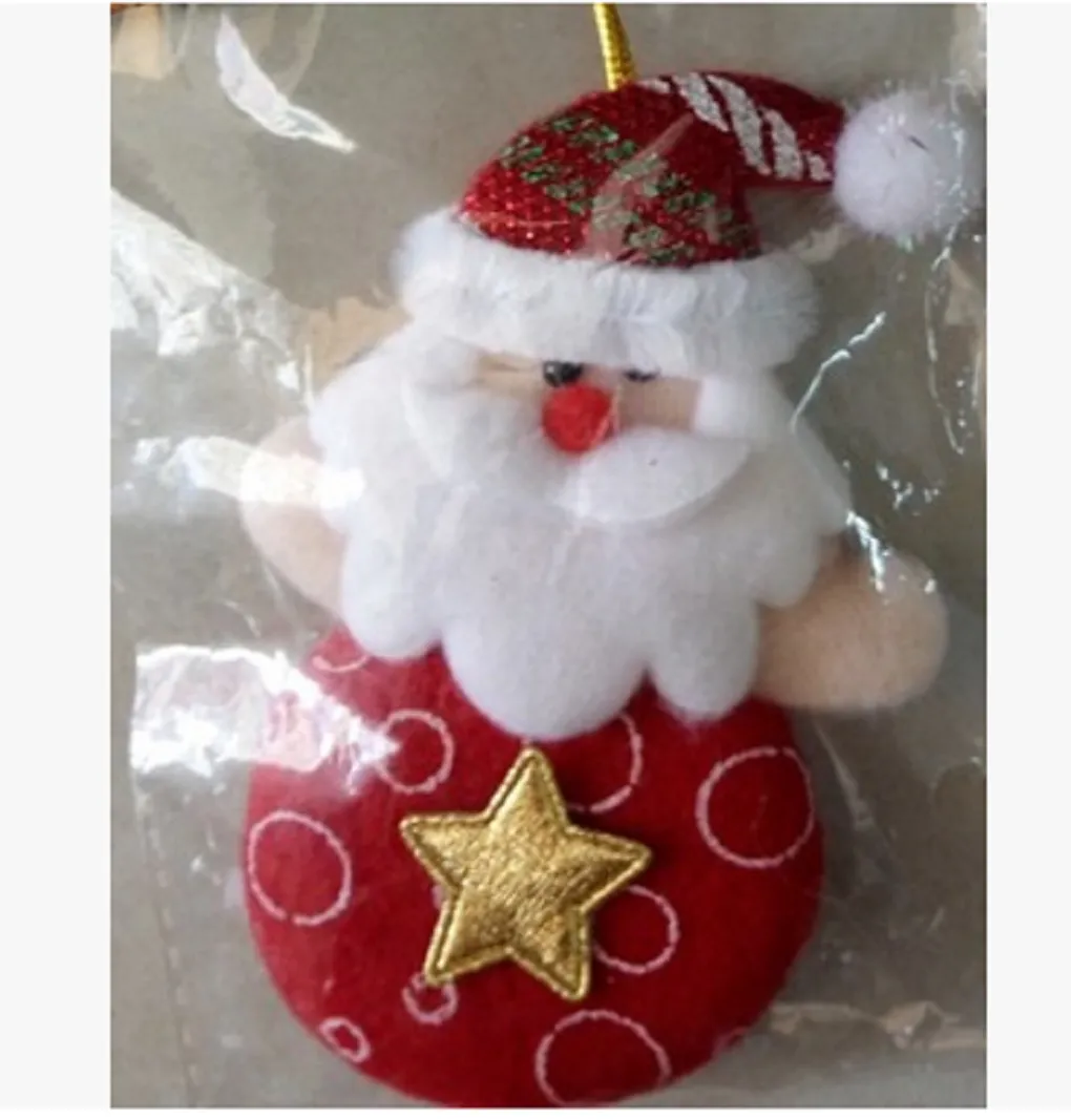 Santa Snowman Tree Toppers, Hanging Pendant Decorations Gifts