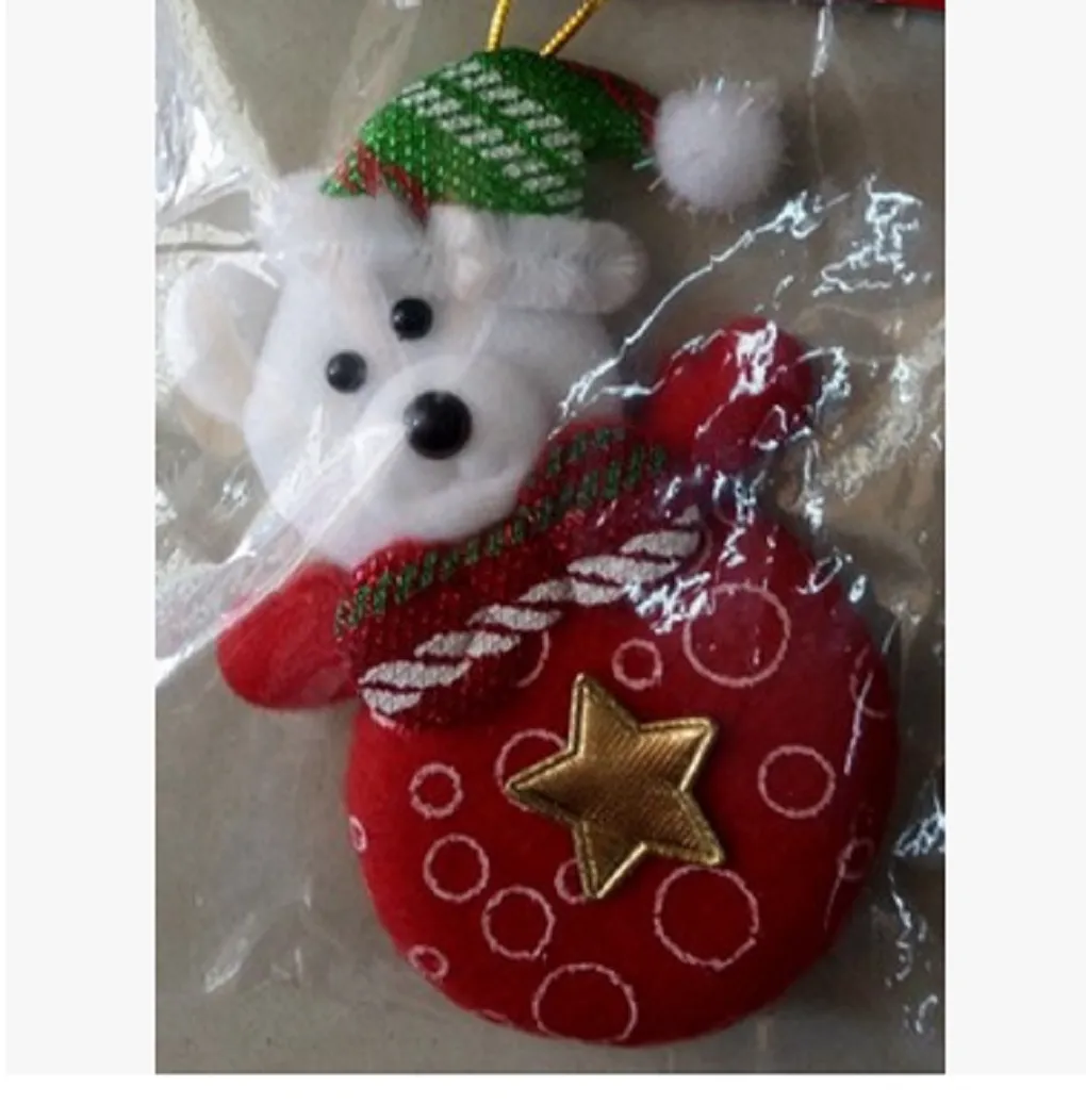 Santa Snowman Tree Toppers, Hanging Pendant Decorations Gifts