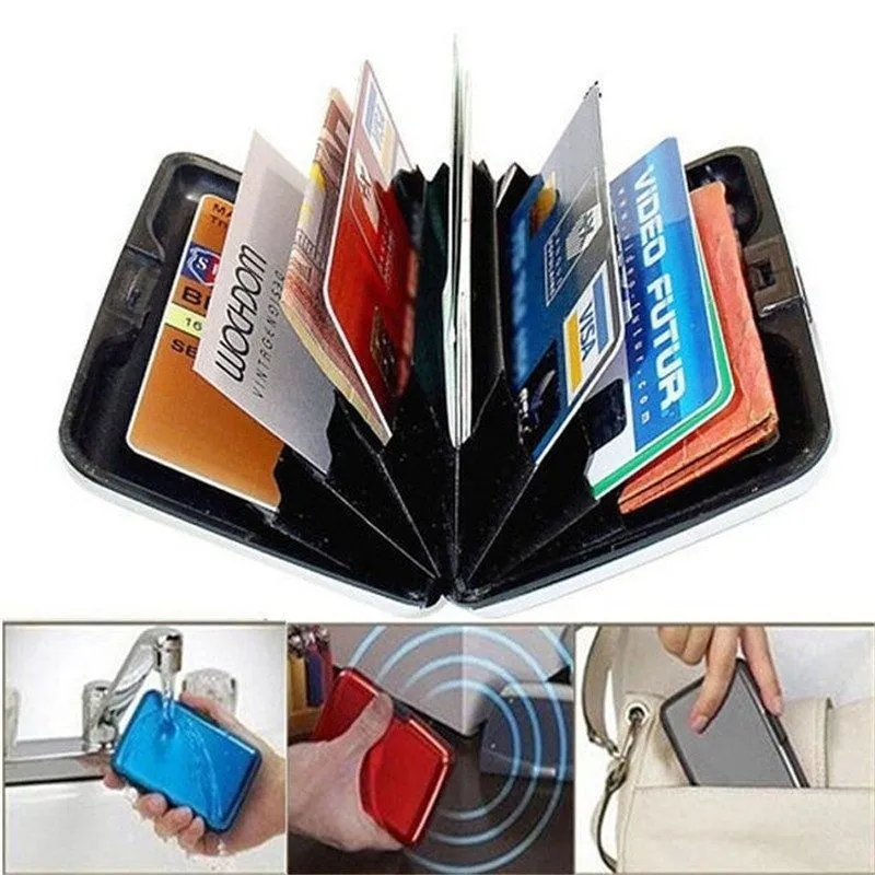 Men's Vintage Portable Wallet, Small Multi-card Buckle Purse