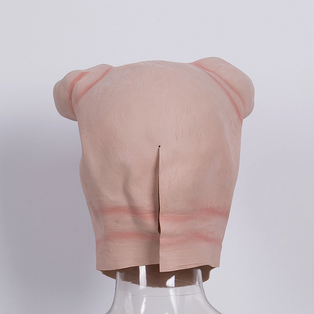 Adults Face Mask, Simulation Pig Latex Headgear Cosplay Tools