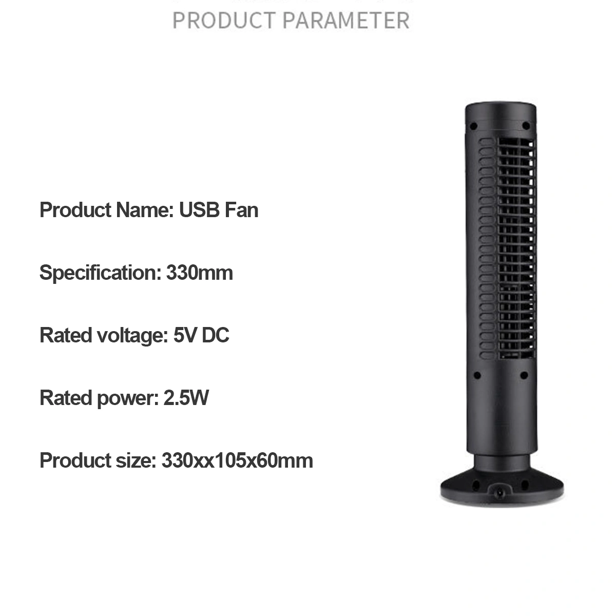 1 * Fan
1 * USB Cable
1 * EVA Pad