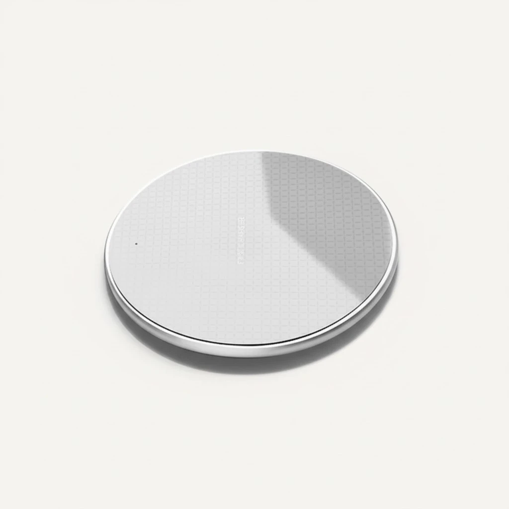 10W Wireless Fast Charger Round Shape Charging Pad Dock for iPhone