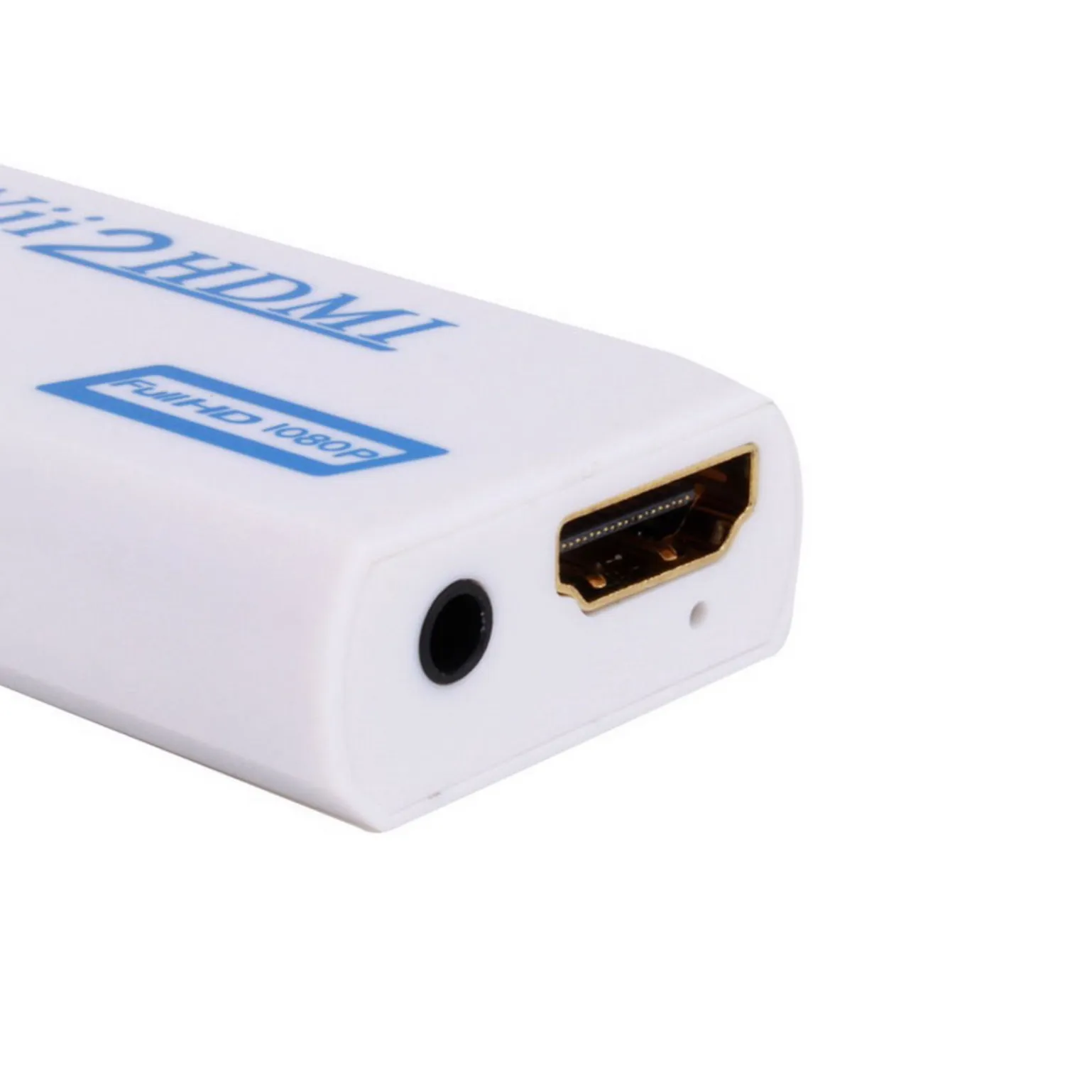Audio Output Converter Adapter, Jack Wii to HDMI Wii2HDMI Full HD FHD