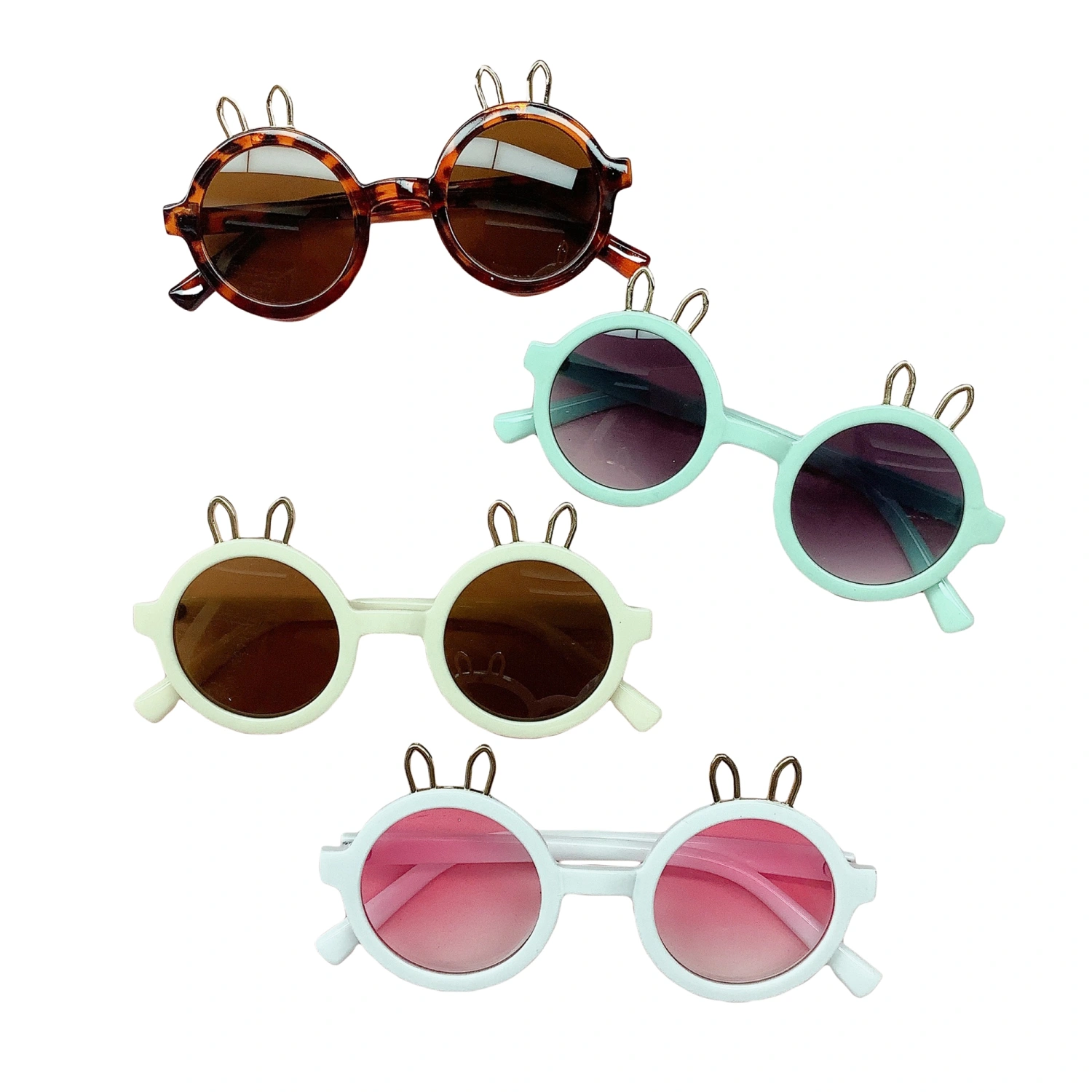Kids Baby Sunglasses Round Frame Sun Protection Glasses for Girls Boy 