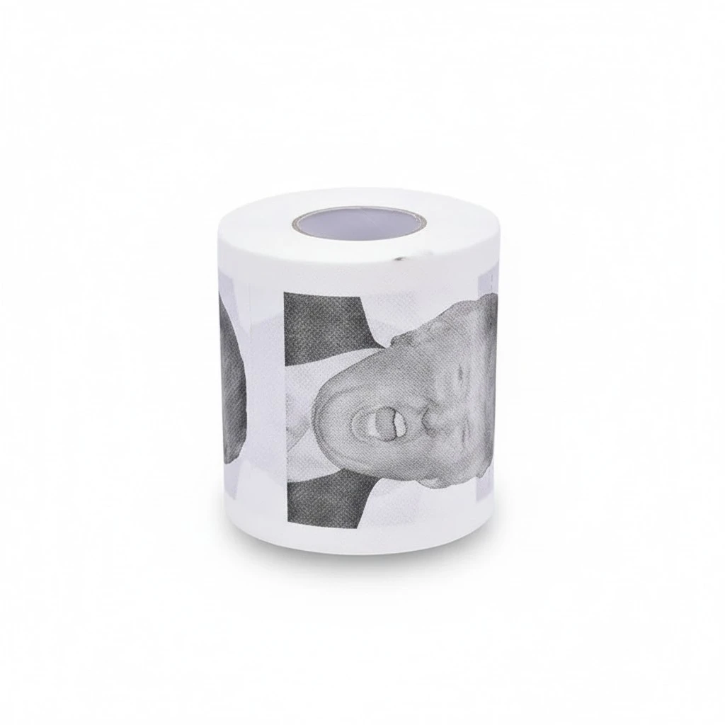 Roll Paper, Human Face Print Paper Towel Wood Pulp Toilet Paper