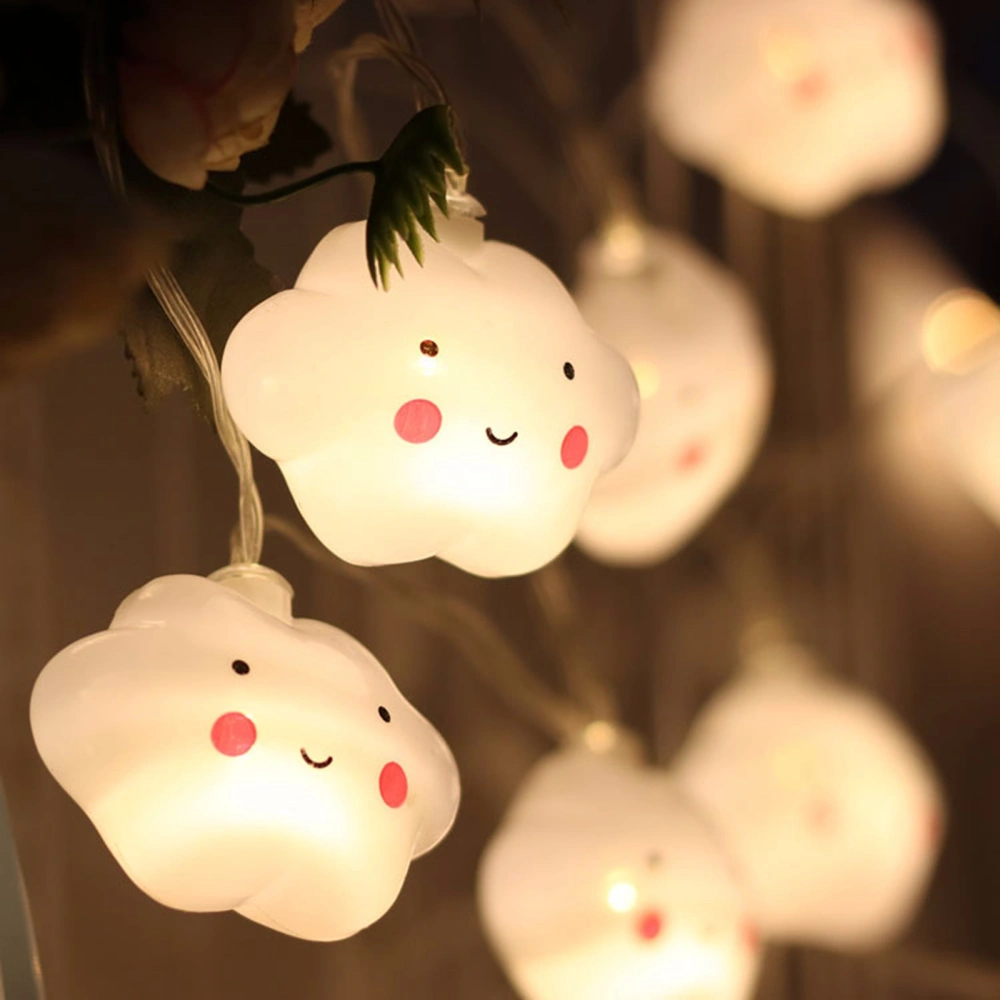 Cloud LED Light String Warm White Hanging Valentine's Day Decoration