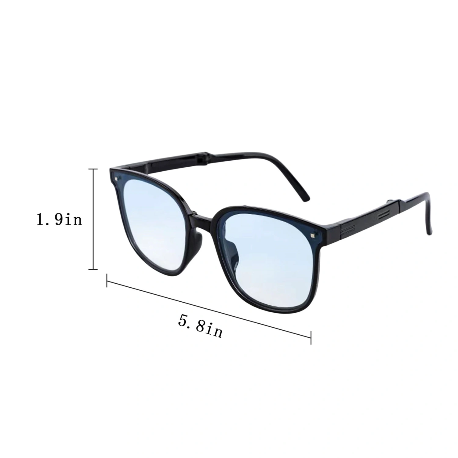 Women Square Folding Sunglasses, UV Protection Modern Sunglasses