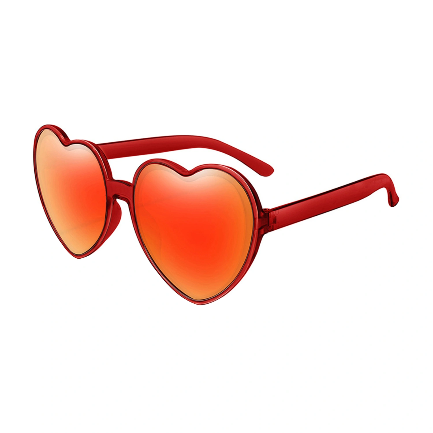 Women Men Heart-Shaped Sunglasses Trendy Anti-UV Party Sunglasses