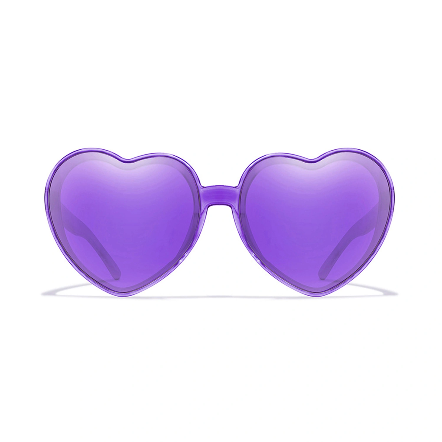 Women Men Heart-Shaped Sunglasses Trendy Anti-UV Party Sunglasses