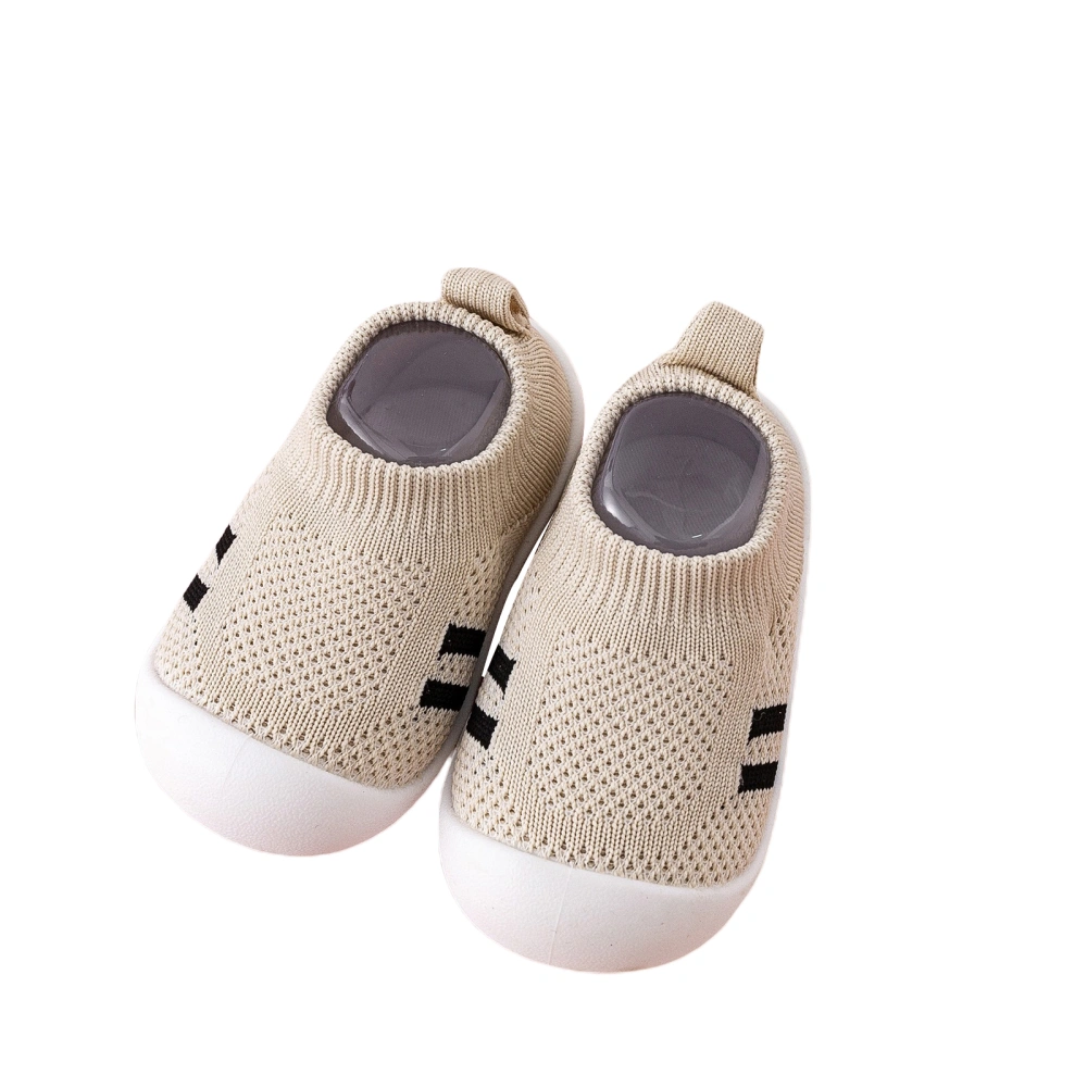 Baby Sock Shoes, Rubber Sole Crib Shoes Anti-Slip First Walking Shoes