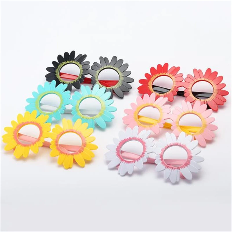 Children's Matte Texture Eyewear Cute Flower Style Stylish Outdoor Sunglasses