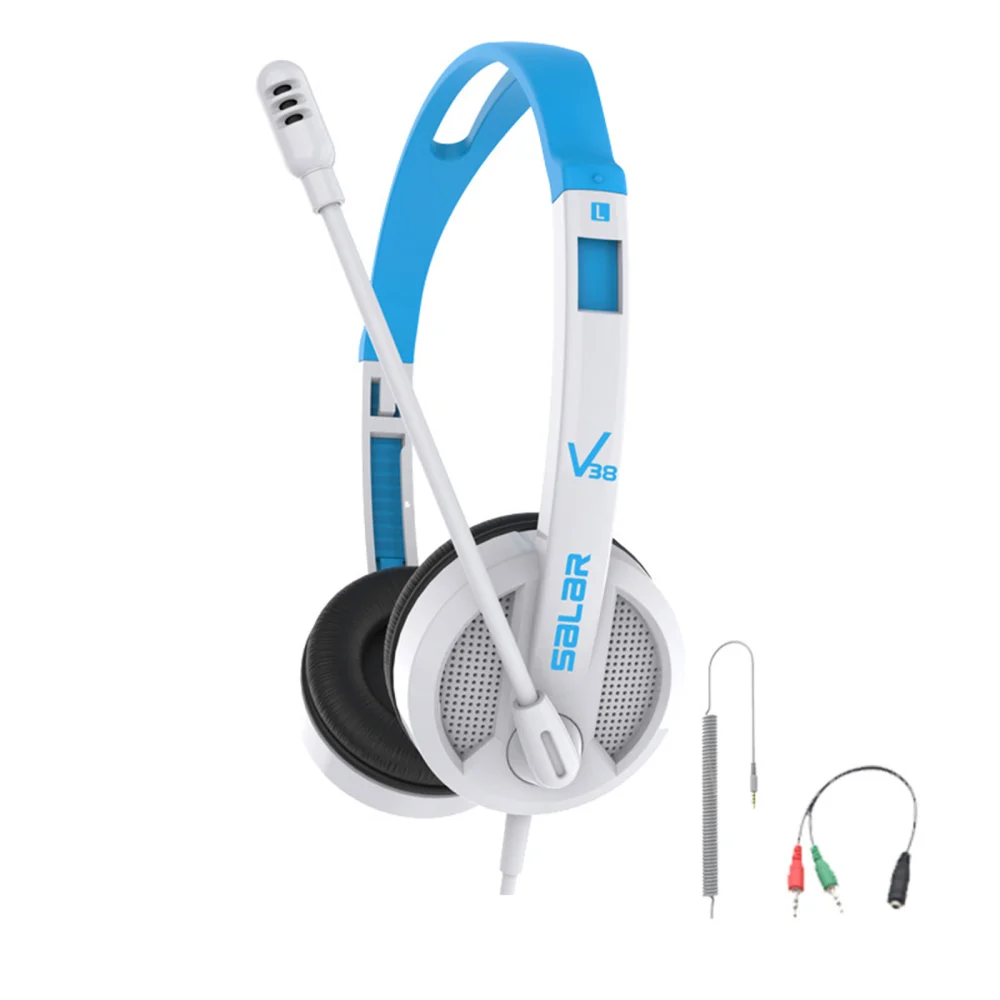 Kid Learning Headset with 120° Rotating Microphone Music Tool