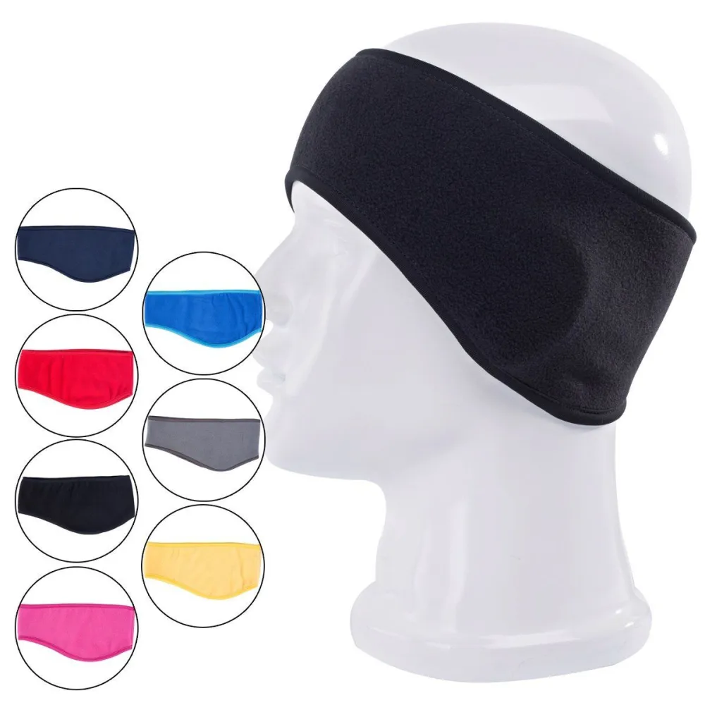 Women Men Workout Headbands Pure Color Sweat Absorbing Hair Bands