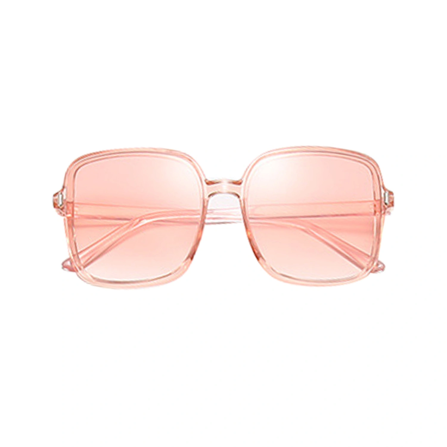 Women Men Vintage Square Gradient Color Polarized Sunglasses