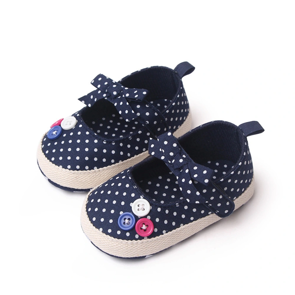 Baby Girls Boys Dot Sneaker Anti-Slip Rubber Sole Shoes for Outdoor