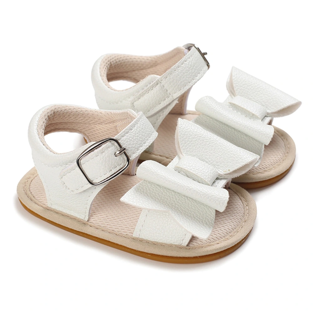 Baby Girls Bow Sandals Summer Soft Sole Open Toe Walking Shoes 