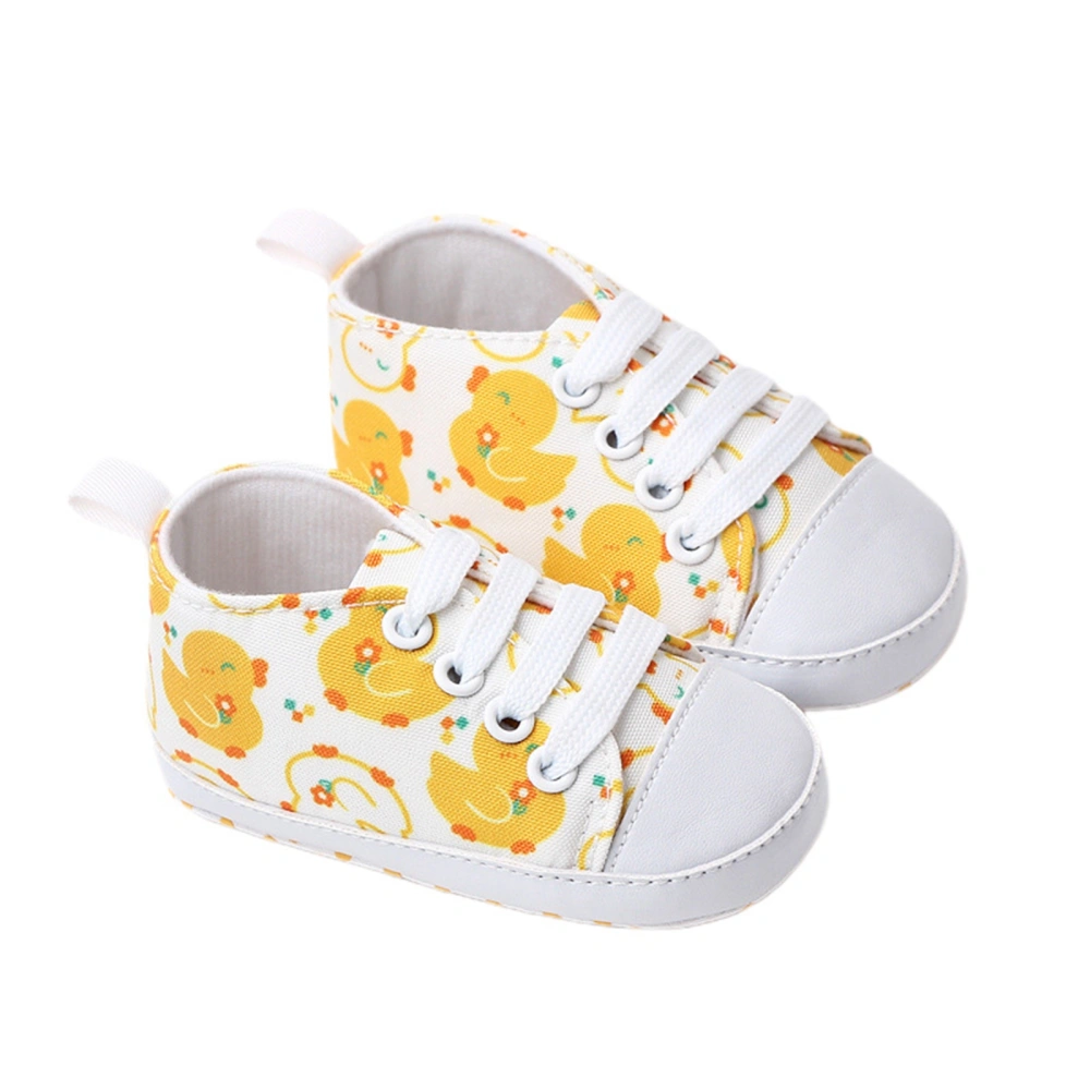 Baby Girls Boys Canvas Shoes, Cartoon Animal Non-slip Flat Shoes