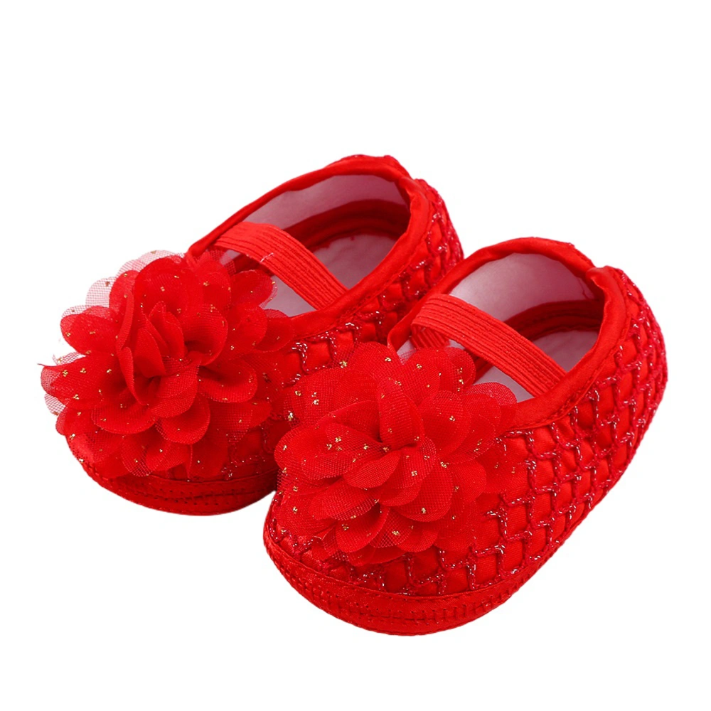 Baby Girls Flat Shoes, Soft Sole Flower Non-slip Toddler Shoes