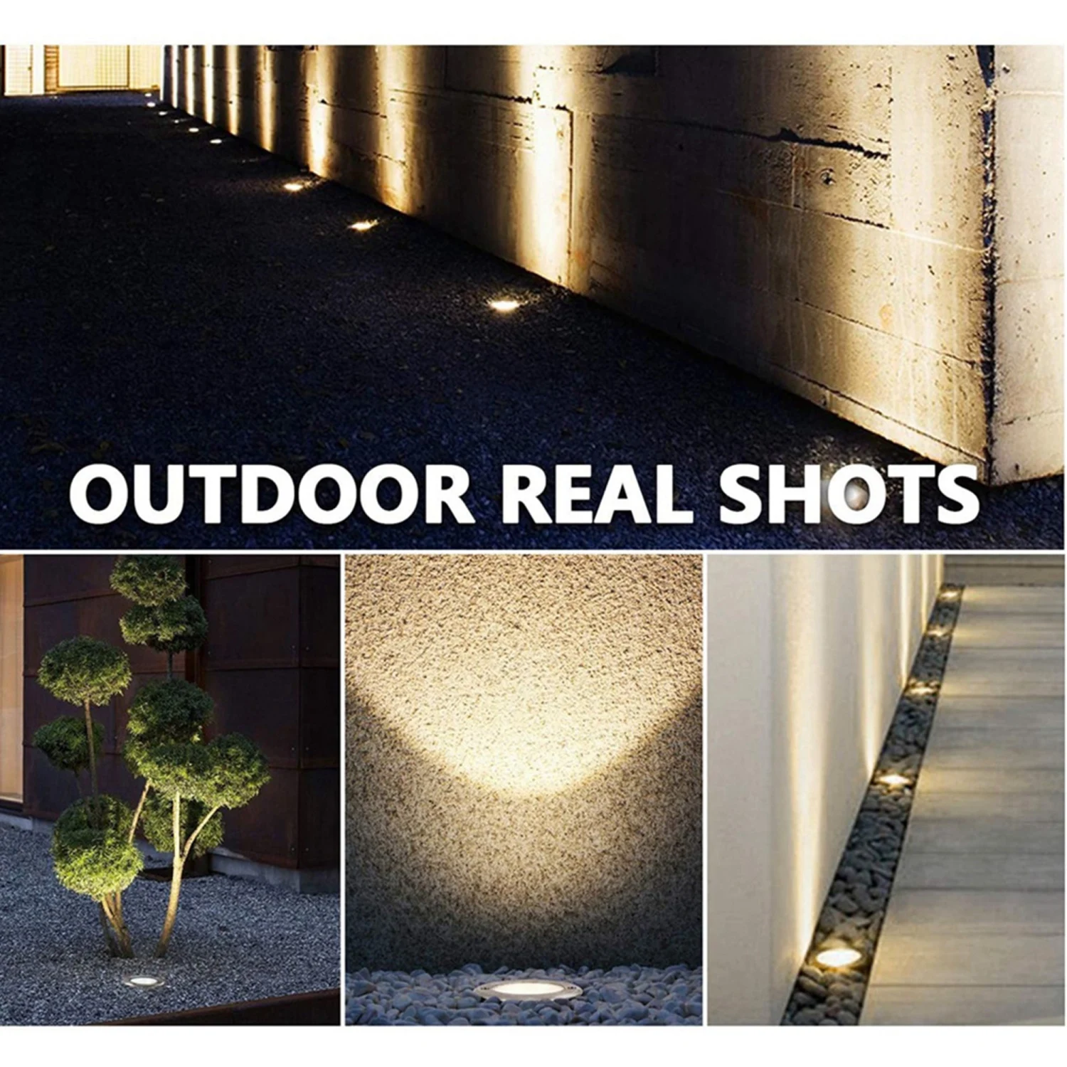 Underground Light, Waterproof Solar-Powered Lawn Lamp LED Light