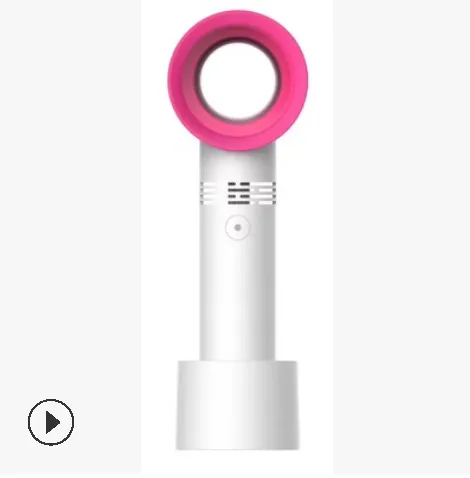 Portable Mini Handheld Leafless Fan USB Rechargeable Bladeless with Three-speed