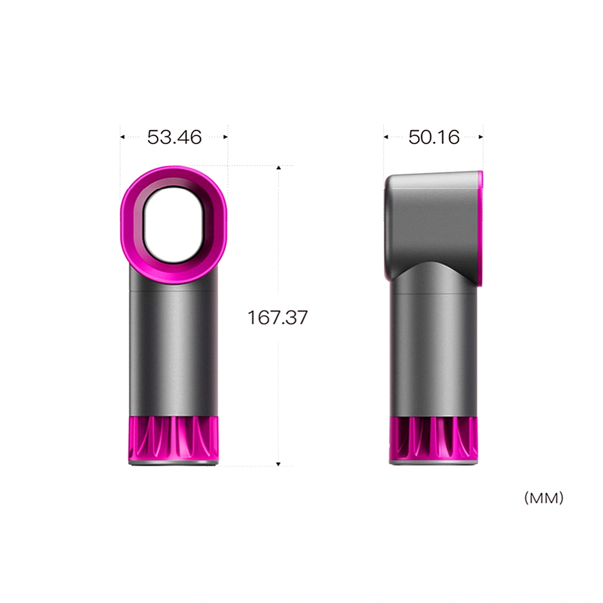 Portable Handheld Bladeless USB Fans, Personal Rechargeable Mini Fan