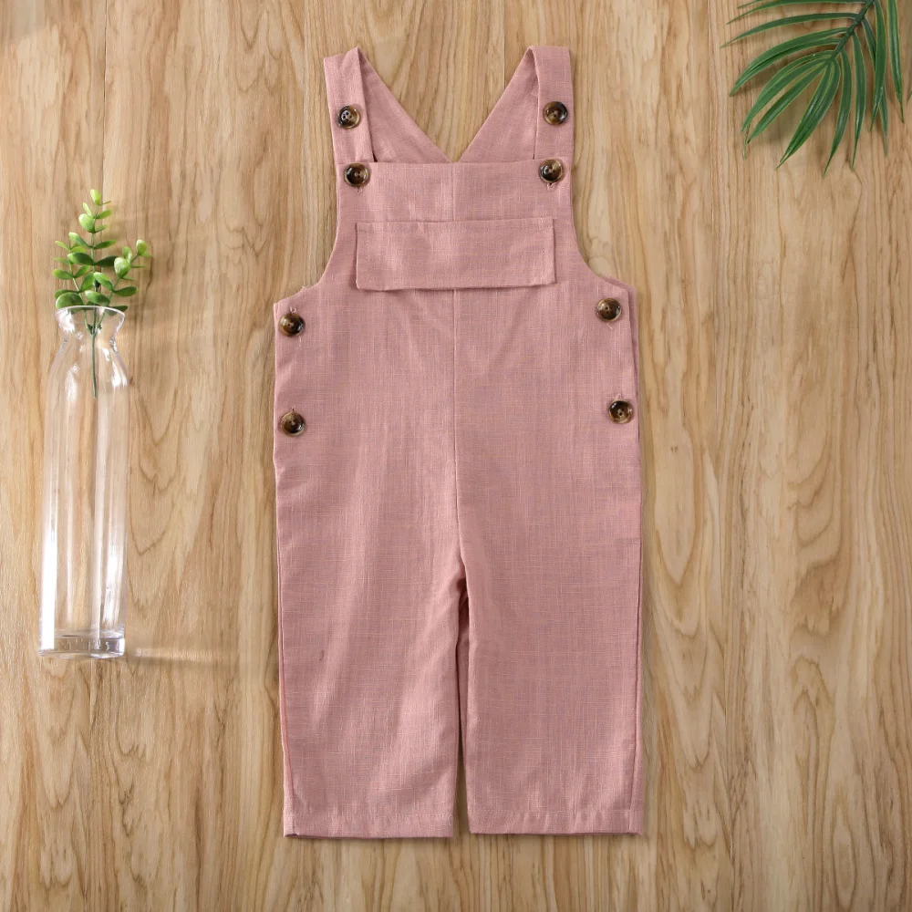 Toddlers Kids Solid Color Bodysuit, Unisex Wide Slender Romper