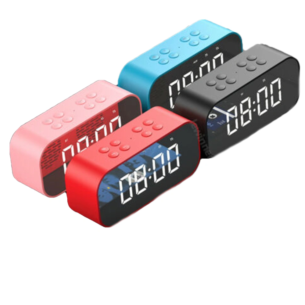 Portable Bluetooth Speaker with Alarm Clock 5.0 Stereo Sound Speaker