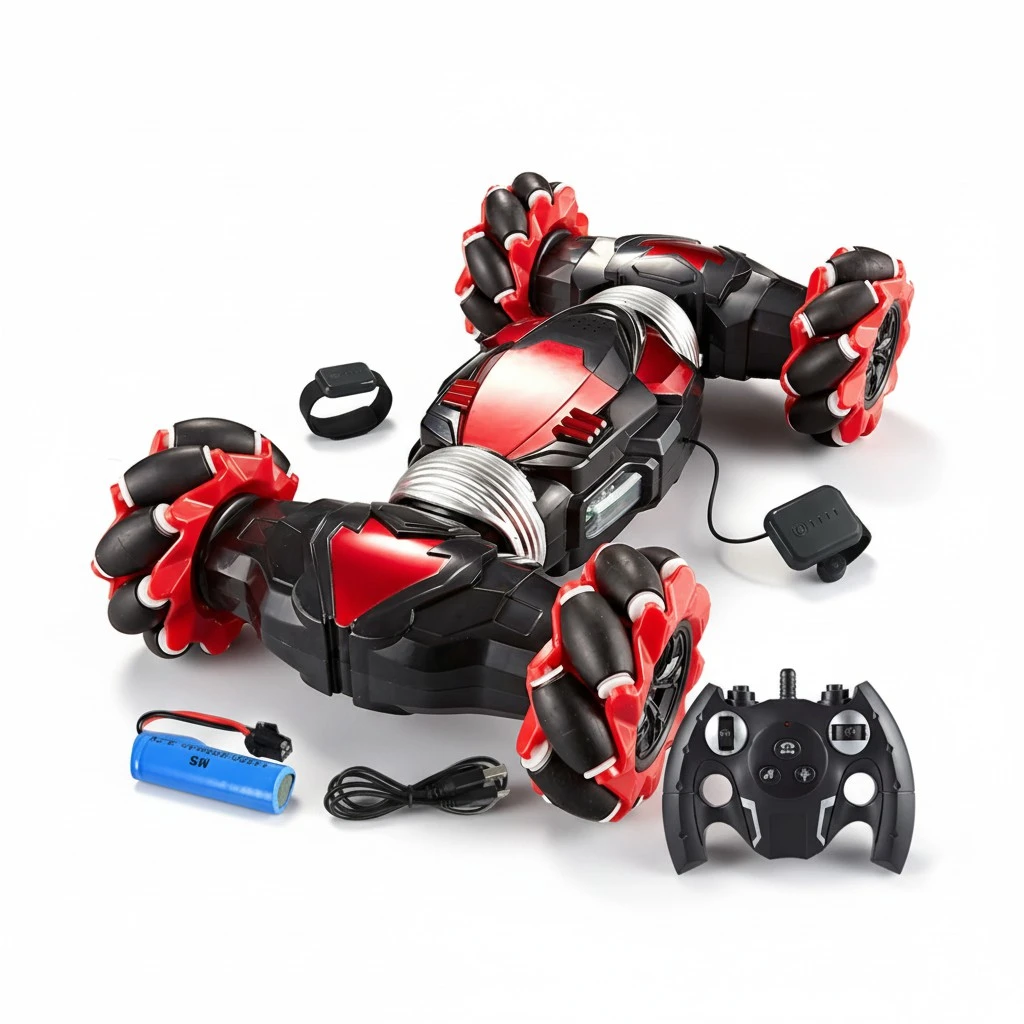 Remote Control Car Toy Set, Deformable Car with Watch Gesture Sensor