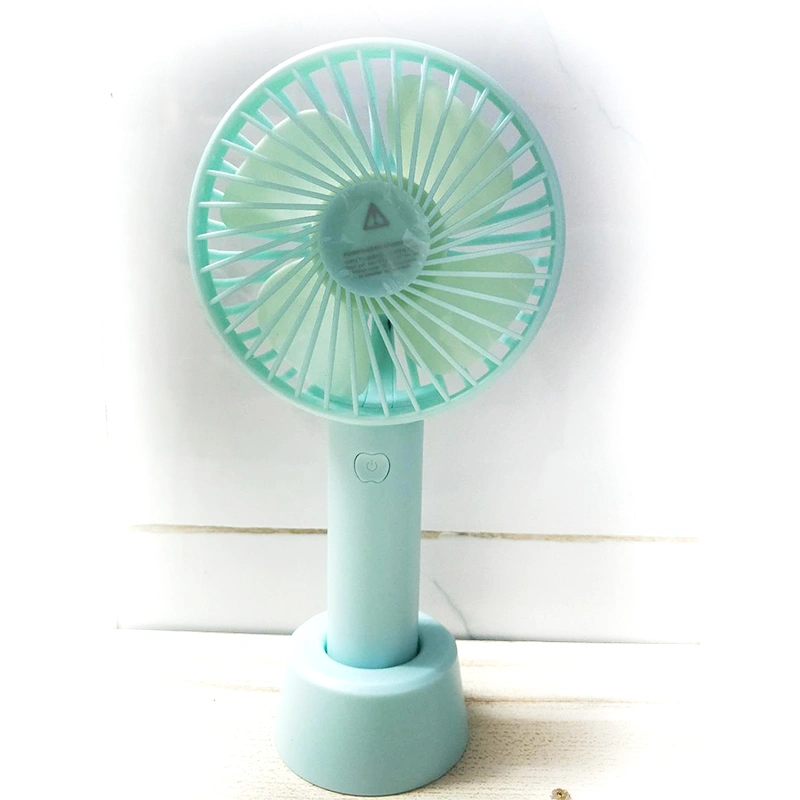 Portable Mini Handheld Fan USB Rechargeable Low Noise Three-speed Electric Fan