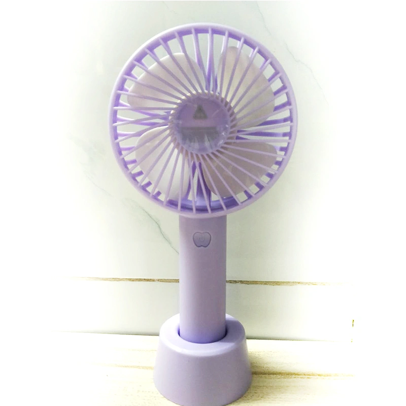 Portable Mini Handheld Fan USB Rechargeable Low Noise Three-speed Electric Fan