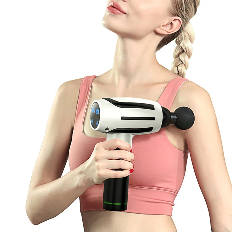 Multifunctional Muscle Massager; 6 Interchangeable Massage Heads; 2000mAh Lithium Battery.