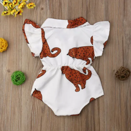 Infant New Born Girls Variegated Romper with Different Patterns